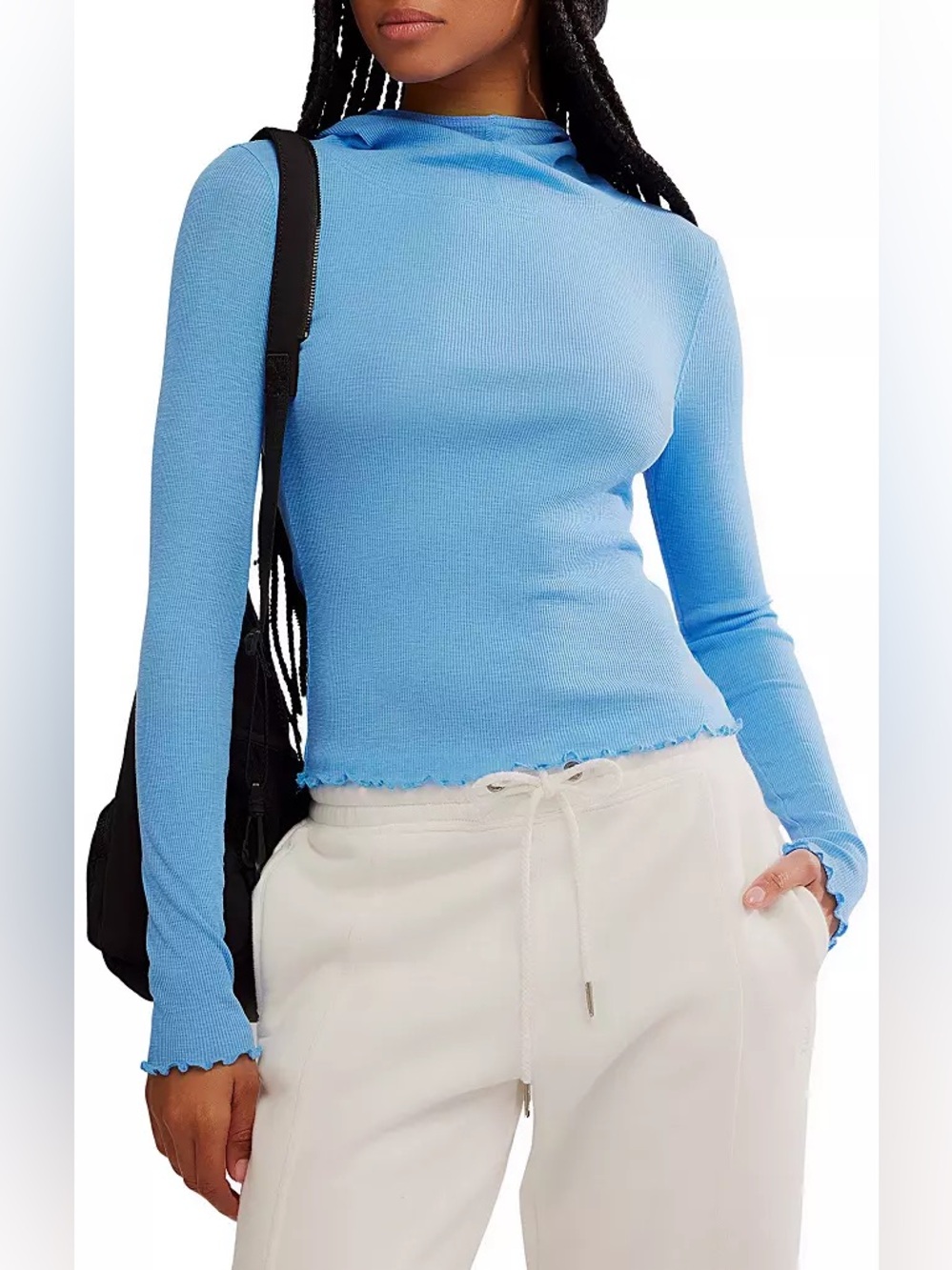 FP Movement Breathe Easy Layer Women’s Small Riviera Blue
